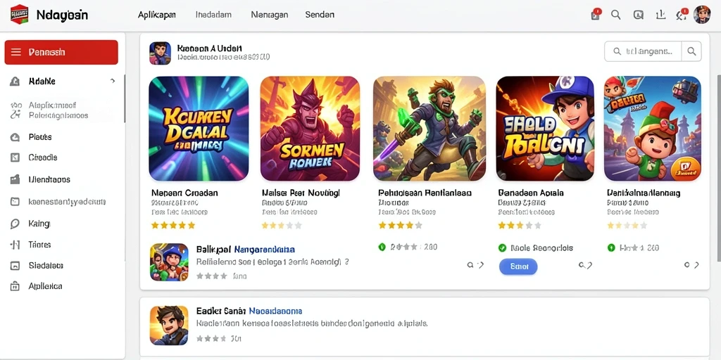 Screenshot dari fitur sosial yang menghubungkan pemain.