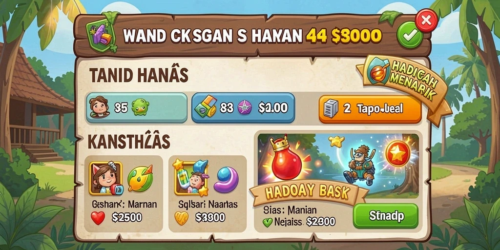 Tantangan seru di setiap level yang harus diselesaikan.