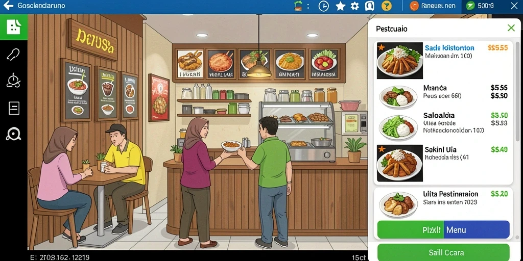 Fitur interaksi pengguna yang menyenangkan dan seru.