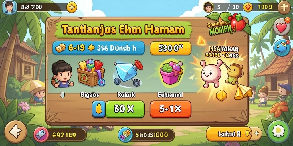 Tantangan level yang beragam dan menyenangkan.