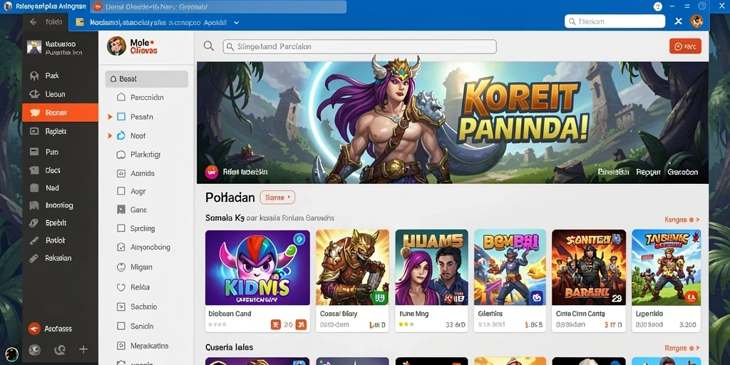 Fitur sosial yang memungkinkan interaksi antar pemain.