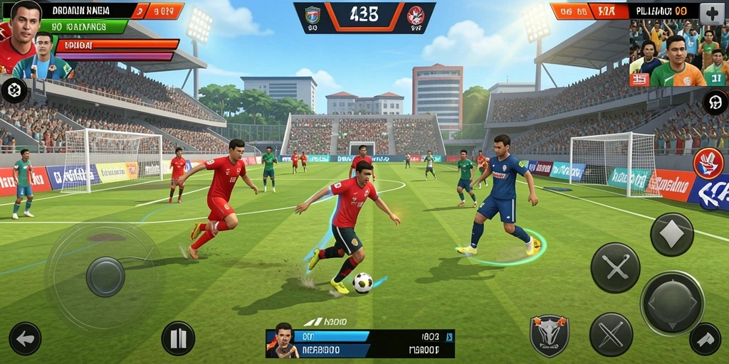 Momen seru dalam multiplayer PK95 dengan teman-teman.