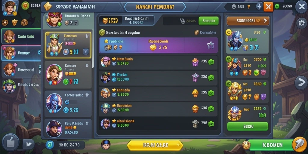 Sistem reward yang adil dan memotivasi pemain.