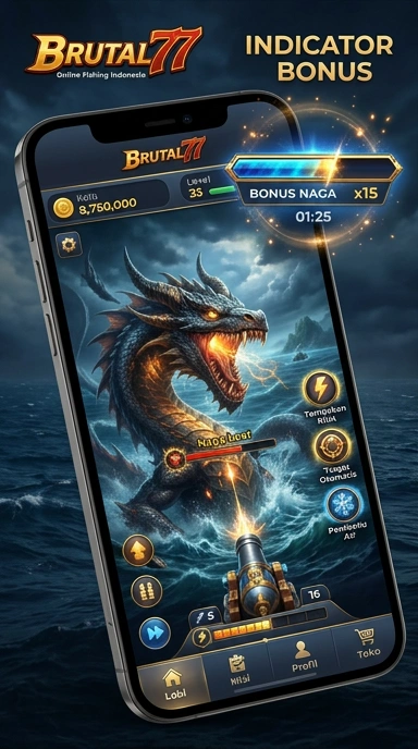 brutal77 — layar beranda